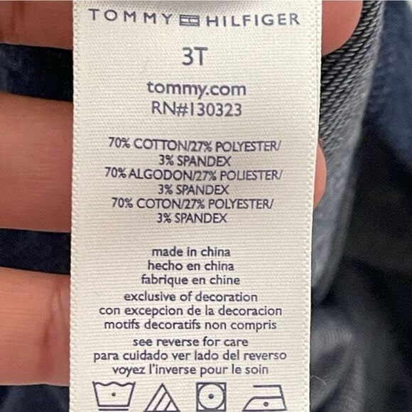 Tommy Hilfiger Toddler Girl’s Gold Star Long Sleeve Tee and Leggings Set 3T - Picture 14 of 15